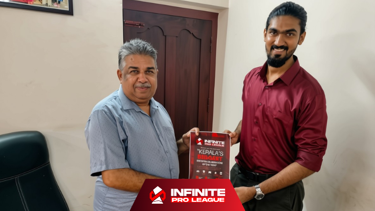 Infinite Pro League League Director meets Chengannur MLA Saji Cherian